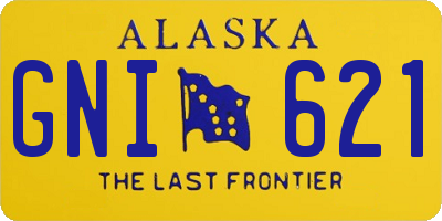 AK license plate GNI621