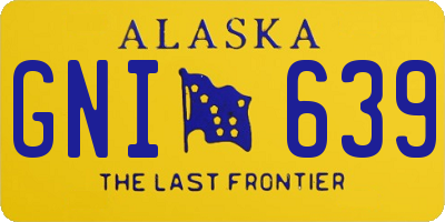 AK license plate GNI639