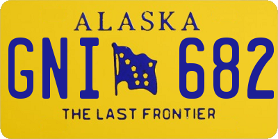 AK license plate GNI682