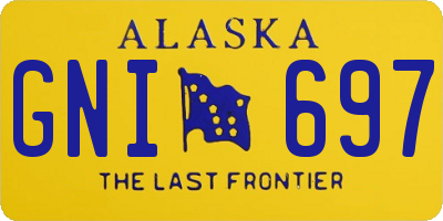 AK license plate GNI697