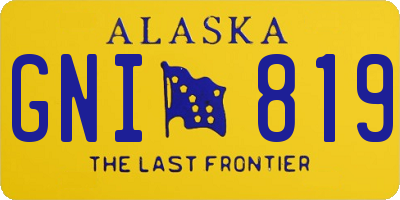 AK license plate GNI819
