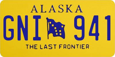 AK license plate GNI941