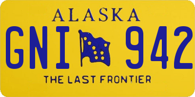 AK license plate GNI942