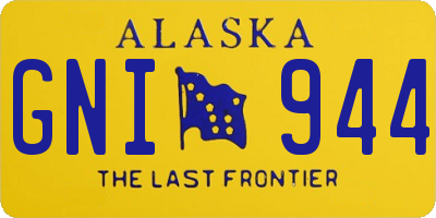 AK license plate GNI944