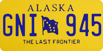 AK license plate GNI945