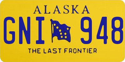 AK license plate GNI948