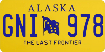 AK license plate GNI978