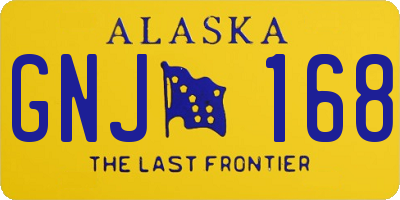 AK license plate GNJ168