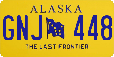 AK license plate GNJ448