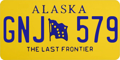 AK license plate GNJ579