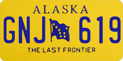 AK license plate GNJ619