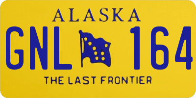 AK license plate GNL164