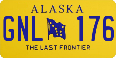 AK license plate GNL176
