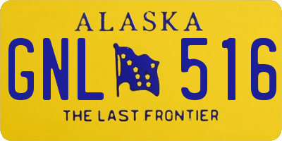 AK license plate GNL516