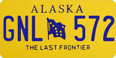 AK license plate GNL572