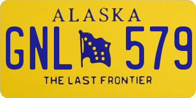 AK license plate GNL579