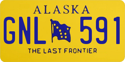 AK license plate GNL591