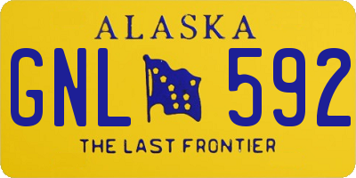 AK license plate GNL592