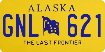 AK license plate GNL621