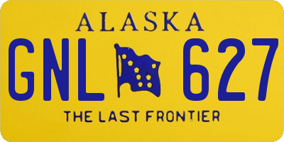 AK license plate GNL627