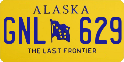 AK license plate GNL629