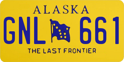 AK license plate GNL661