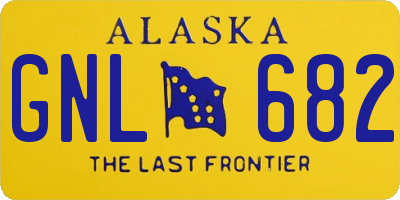 AK license plate GNL682