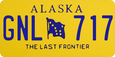 AK license plate GNL717