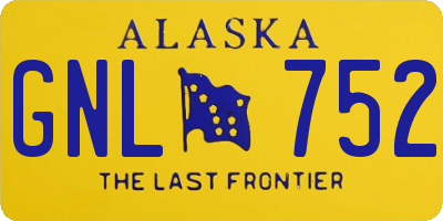 AK license plate GNL752