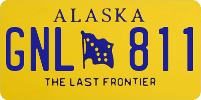 AK license plate GNL811