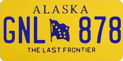 AK license plate GNL878