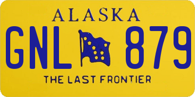 AK license plate GNL879