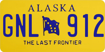 AK license plate GNL912