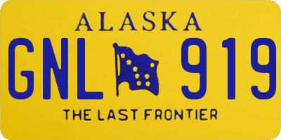 AK license plate GNL919