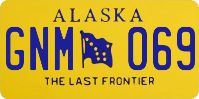 AK license plate GNM069