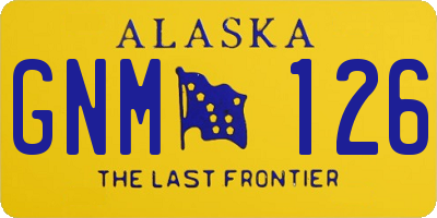 AK license plate GNM126