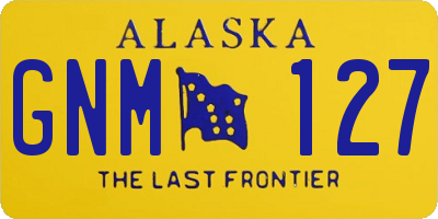 AK license plate GNM127