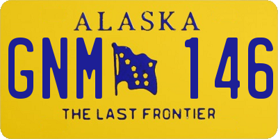 AK license plate GNM146