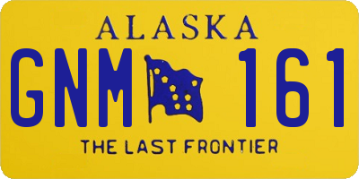 AK license plate GNM161