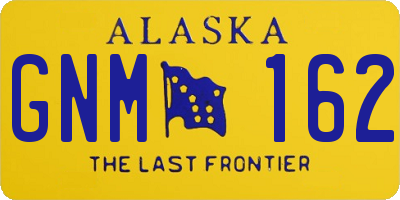 AK license plate GNM162