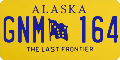 AK license plate GNM164