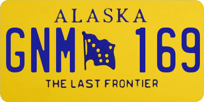 AK license plate GNM169