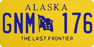 AK license plate GNM176