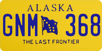 AK license plate GNM368