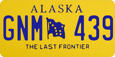 AK license plate GNM439