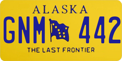 AK license plate GNM442