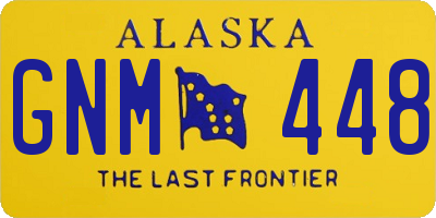 AK license plate GNM448