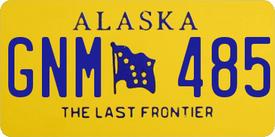 AK license plate GNM485