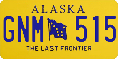 AK license plate GNM515