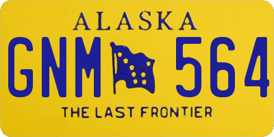 AK license plate GNM564